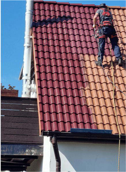 MS Dach GmbH führt eine Dachbeschichtung durch